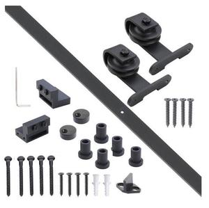 Rueda de Rodamiento Doble WEKIS de Latón Negro Antiguo y Acero al Carbono para Puertas Correderas, Herraje para Puertas de Granero con Tornillo para Uso en Dormitorios y Exteriores - Product Image 4