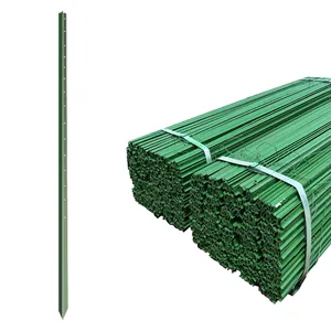 Usine pas cher prix usine chinoise poteau de clôture en acier noir vert/poteau en Y/piquet étoile avec clôture à bétail clôture de ferme pas cher
