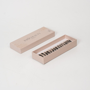 Wholesale Private Label Press On Nail Box Custom Logo Empty Long Window False Nail Packaging Box For Artificial Nails