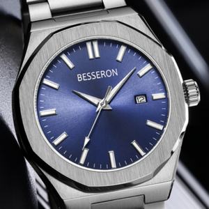 Reloj de Pulsera de Acero Inoxidable 316L para Hombre, Diseño Clásico y Sencillo, Resistente al Agua, con Correa de 22 mm, Marca Privada, en Oferta - Product Image 3