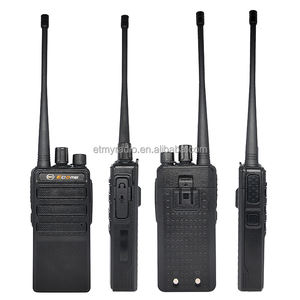 Talkie-walkie analogique portable UHF 5W à 16 canaux, portée 2 km, fin et économique, interphone radio bidirectionnel ET-99 - Product Image 5