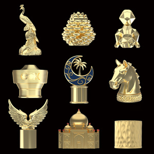 Coperchio Magnetico per Profumo in Zamac con Logo 3D Personalizzato, Design Creativo OEM&ODM - Product Image 4