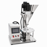 Machine de remplissage rotative à vis sans fin pour poudres, ligne d'emballage automatique pour café, épices, farine, assaisonnements, aliments en poudre, bouteilles, bocaux et boîtes