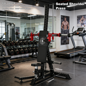 Équipement de musculation unisexe réglable, rack de musculation multifonctionnel et banc de force pour les épaules - Product Image 3