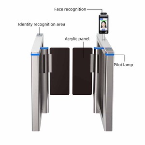 An Ninh cao đầy đủ tự động eo chiều cao tốc độ cổng quang người kiểm soát truy cập hàng rào Swing cánh tay turnstile - Product Image 3