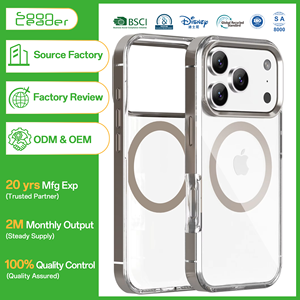 Funda Protectora para Teléfono Móvil Soonleader <span class=keywords><strong>Luxy</strong></span> Magnética de Metal TPU+PC a Prueba de Golpes con Protector de Pantalla para 17 <span class=keywords><strong>Pro</strong></span> Max - Product Image 1