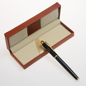 Stylo à bille personnalisé, à bille, rechargeable, de luxe, à encre Gel, en métal noir, de haute qualité, 10 pièces - Product Image 4