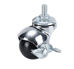 Universal möbel Modernes Design <span class=keywords><strong>2</strong></span>-Zoll-Silentkugelrollen mit Bremsen 50-mm-Plattenmontage für Büro-und Küchen zwecke - Product Image 2