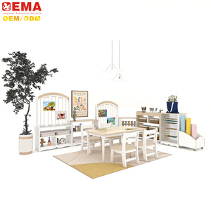 Meubles de maternelle Montessori pour enfants, bureaux et chaises, salles de classe préscolaires, ensemble de meubles d'art bon marché - Product Image 1