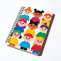 Carnet de journalisation personnalisable à reliure spirale, couverture rigide, feuilles mobiles, pour affirmations, manifestation et prières