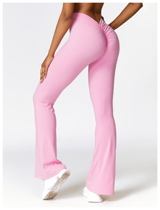 Jambes à rayures léopard. Sunzel Vêtements Côtelé Stretch Costume Gsm Tricoté Crop Stand Corset quantité minimale de commande Running 2pc Flare Leggings Poches - Product Image 5