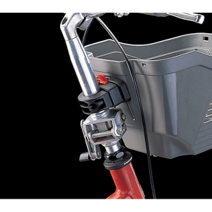 SUNNYWHEEL Cesta Delantera para Bicicleta de Liberación Rápida y Adaptable, Capacidad de Carga de 5 kg, Montaje en Poste Vertical, Estante de Almacenamiento Duradero con Sistema Push-back - Product Image 1