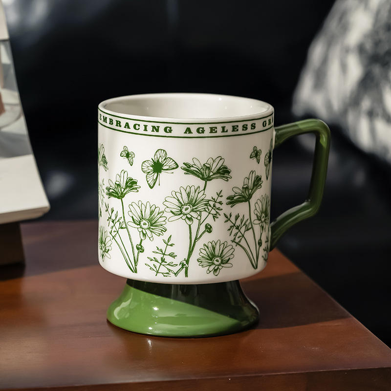 เดซี่สีเขียวทรงสูง - แก้วเดี่ยว