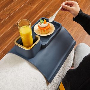 Sofá portavasos antideslizante <span class=keywords><strong>reclinable</strong></span> Mesa reposabrazos bandeja sofá brazo Mesa Anti derrame sofá bebida titular silicona sofá brazo bandeja - Product Image 3