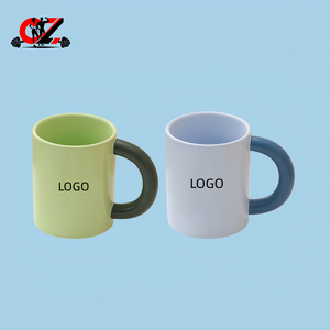 Tazas de Café de Cerámica de Alta Calidad CZFIT, Sencillas pero Estéticamente Agradables, Se Pueden Personalizar para Diferentes Tipos de Tazas de Cerámica - Product Image 1