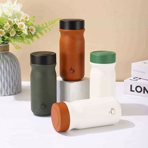 Stainless Steel Insulated Water Bottle Pop-Up Lid Portable Thermal Bottle <b>Large</b> Capacity Food Grade Travel Mug - Product Image 1
