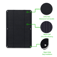 Panel Solar Mini ETFE Personalizado de Alta Eficiencia 5W 10W 15W, Módulo Fotovoltaico IP68 Impermeable 5V 6V para Cámaras de Seguridad CCTV y Proyectos IOT