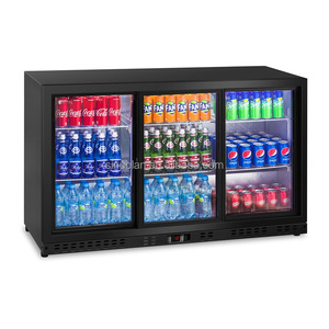 Réfrigérateur de bar commercial noir à <span class=keywords><strong>3</strong></span> <span class=keywords><strong>portes</strong></span>, refroidisseur de bière - Product Image 6