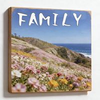 Plaque en bois personnalisée avec photo de famille |   Décoration murale personnalisée de style ferme, panneau de sublimation