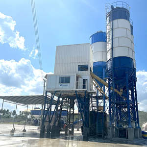 Usine de béton à mélange humide au Chili, centrale à béton, plantas de hormigon en Chile, prix de vente avec pompe PLC, composants principaux - Product Image 1