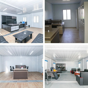 Casa plegable, envío gratis, casa modular prefabricada de 2 pisos en forma de L, pequeña casa con baño y cocina - Product Image 4