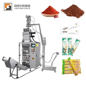 High Speed Automatic Granule 3 in 1 Coffee Sugar Stick Bag Multitrack Sachet Packing Machine