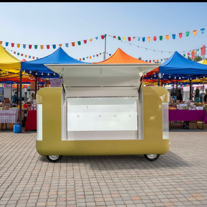 Camión de Comida Personalizado Multifuncional de Cuatro Ruedas para Venta de Aperitivos Fritos, Dulces, Cerveza, en Houston, EE. UU., Carrito Móvil de Venta Ambulante - Product Image 4