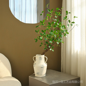งานศิลปะดอกไม้ยี่ห้อ Yihua ใบต้นไทรประดิษฐ์ กิ่งยาว ต้นไม้สีเขียว ดอกไม้ผ้าไหม ตกแต่งบ้านสไตล์โมเดิร์นมินิมอล - Product Image 2