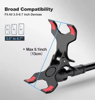 Vente chaude PP Matériel Flexible Bras Titulaire Paresseux Téléphone Montage Réglable Bureau Clip Stand Col De Cygne Lit Support Téléphone Titulaire