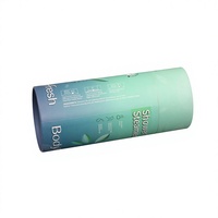 Emballage en tube de carton recyclable écologique avec logo personnalisé, boîte cylindrique en papier pour bombes de bain, savon, sel