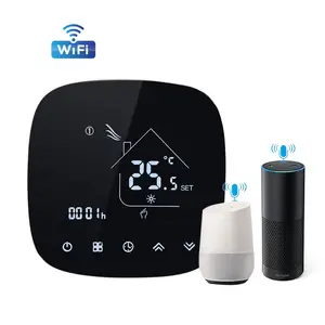 Termostato eléctrico inteligente para calefacción de suelo, termostato Digital de Control Wifi para caldera de gas, tuya