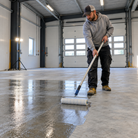 Nouvelle Peinture de Base Imperméable pour Sols, Anti-Alcali, à Prise Rapide, pour Garages et Sous-sols, Vente en Gros OEM, Fourniture Personnalisée