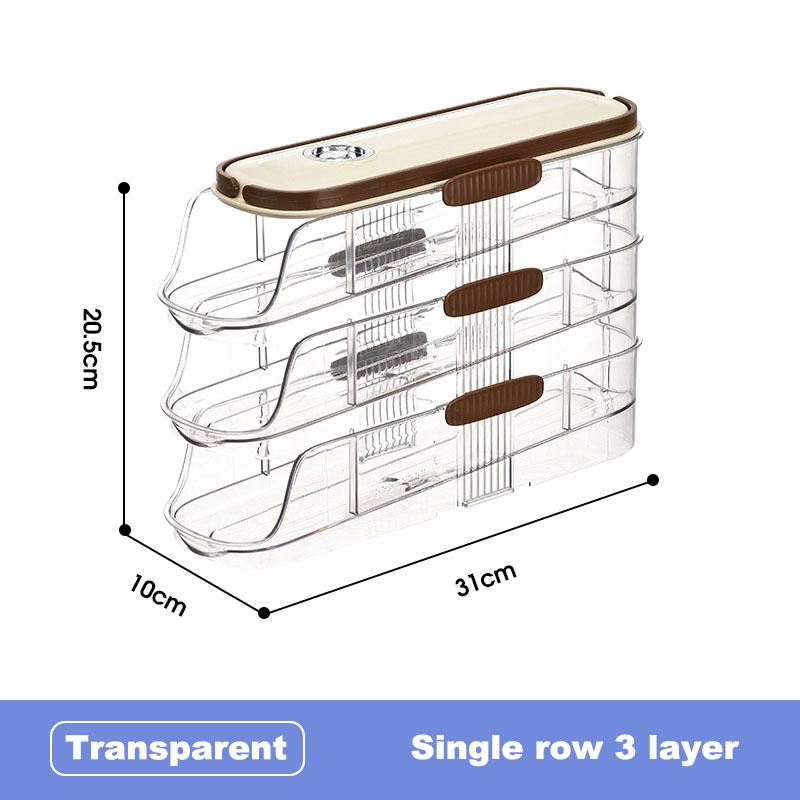 Transparente - Una fila, 3 capas