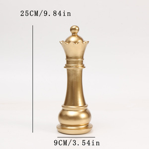 SWAITE Artesanía Creativa <span class=keywords><strong>de</strong></span> Resina para el Hogar - Piezas <span class=keywords><strong>de</strong></span> Ajedrez Rey y Reina <span class=keywords><strong>de</strong></span> Lujo Ligero, Figuras para Vinoteca, Caballos <span class=keywords><strong>de</strong></span> <span class=keywords><strong>Guerra</strong></span> - Product Image 6