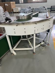 Pasokan produsen kondisi baru sabuk putar 90/180 derajat garis konveyor sabuk konveyor mesin pembalik baja tahan karat sabuk konveyor - Product Image 6