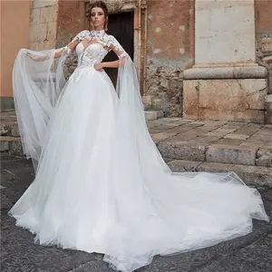 Женское свадебное платье со шлейфом, белое платье невесты с бантом, роскошное свадебное платье со шлейфом, 2023