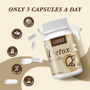 Les compléments alimentaires Detox Capsules sont riches en vitamines Sélénium Chlorella Poudre <span class=keywords><strong>Charbon</strong></span> <span class=keywords><strong>actif</strong></span> Silymarine et autres minéraux - Product Image 2