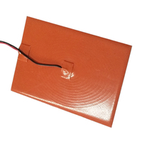 Équipement de chauffage électrique de taille personnalisée Coussin chauffant en silicone flexible avec élément chauffant à eau pour usage industriel