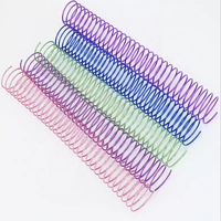 Bonne qualité plaqué 2 pouces 50 mm fil o or rose liaison en spirale métallique liaison en spirale métallique