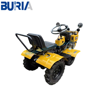 Traktor Kebun Mini 4WD dengan Mesin dan Gearbox 18 HP untuk Penggunaan Pertanian