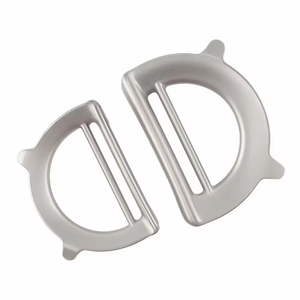 เหล็กกล้าไร้สนิมเกรดสำหรับงานทางทะเล 316 ขนาด 8x50 มม. พร้อมห่วงรูปตัว D และปลอกเหล็ก - Product Image 4