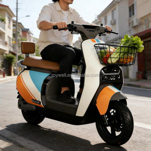 Motocicleta Eléctrica Roywell MC35 60V24Ah 40-60km/h <span class=keywords><strong>de</strong></span> Dos Plazas, Motocicleta Urbana con Controlador <span class=keywords><strong>FOC</strong></span> sin Escobillas <span class=keywords><strong>de</strong></span> 600W, Control Remoto + Llave - Product Image 2