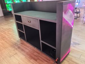 Scène DJ LED portable P1.8, support de bureau mobile étanche, avec écran personnalisé, adapté aux événements de danse en club. - Product Image 4