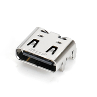 MUP Promotion Exceptionnelle Échantillons Gratuits Connecteur USB-C 2.0 SMT 16 broches à Rangée Unique pour Carte PCB Intégrée, pour Recharge de Téléphone Mobile