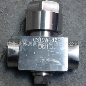 Piège à vapeur fileté en acier inoxydable à disque CS19W-16P CS19W-25P CS19W-40P Pièges de plomberie - Product Image 1