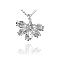 Vente en gros de pendentifs en argent sterling 925 sur le thème de la vie marine, pendentif en forme de feuille de Monstera Deliciosa tropicale, collier