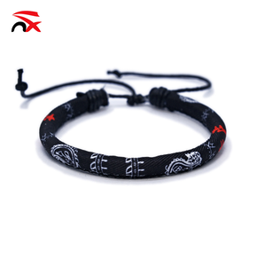 Cadeaux originaux Bracelet Palestine Multicolore Mode Fait main en tissu Femmes Hommes Bracelets Keffiyeh réglables - Product Image 6