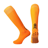 Confort Manchette Bon Coton Élastique Hommes Anti-dérapant Long Genou Haute Blanc Grip Chaussettes pour Le Football