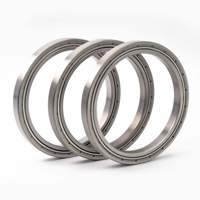 Rodamiento de Bolas de Ranura Profunda MTZC 6704 ZZ 20x27x4mm, Acero Cromado, Sección Delgada, Alta Precisión, para Equipos Industriales OEM