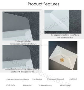 Service d'<span class=keywords><strong>enveloppes</strong></span> en papier translucide imprimées sur mesure pour les invitations de mariage, <span class=keywords><strong>enveloppes</strong></span> en vélin de luxe OEM/ODM Emballage cadeau - Product Image 6
